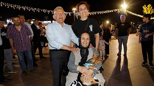 Başkan Büyükkılıç'tan halkla akşam buluşması