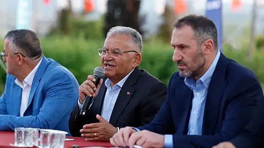 Başkan Büyükkılıç'tan halkla akşam buluşması