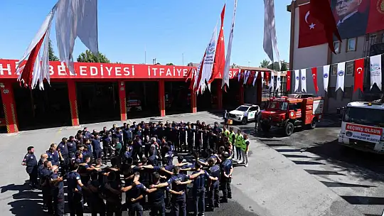 Başkan Büyükkılıç'tan itfaiye personeline: 'İyi ki varsınız'
