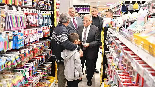 Başkan Büyükkılıç'tan Kumsmall Alışveriş Merkezi'ne ziyaret