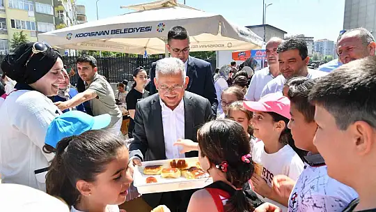 Başkan Büyükkılıç'tan okullardaki bahar coşkusuna yakın ilgi