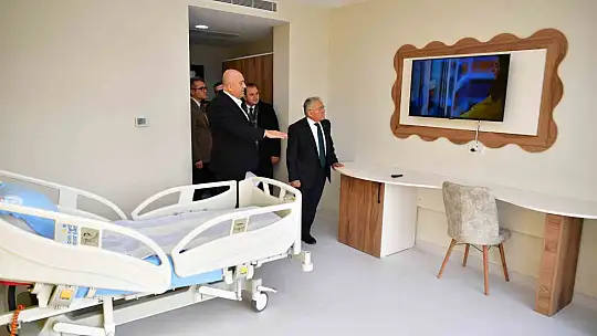 Başkan Büyükkılıç'tan Saffet Arslan Palyatif Bakım Merkezi'ne yakın takip