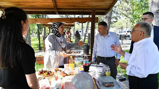 Başkan Büyükkılıç'tan Sarımsaklı Barajı Mesire Alanı'nda inceleme