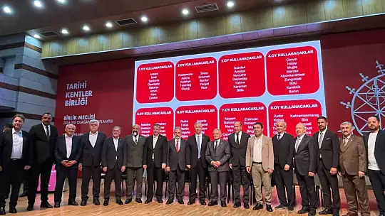 Başkan Büyükkılıç'tan, tarihi kentler birliği 2026 yılı 1. Olağan toplantısı'nda birlik, beraberlik vurgusu