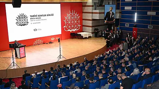 Başkan Büyükkılıç'tan, tarihi kentler birliği 2026 yılı 1. Olağan toplantısı'nda birlik, beraberlik vurgusu