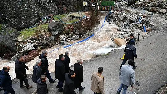 Başkan Büyükkılıç'tan Yahyalı'ya 'geçmiş olsun' ziyareti