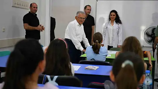 Başkan Büyükkılıç'tan yaz okulu ziyareti