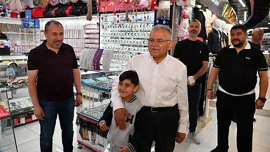 Başkan Büyükkılıç'tan Yeraltı Çarşısı'na ziyaret