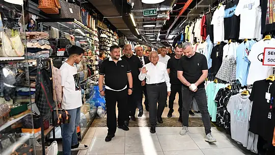 Başkan Büyükkılıç'tan Yeraltı Çarşısı'na ziyaret