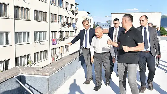 Başkan Büyükkılıç, Tarihi Kayseri Mahallesi'nde 3. etap çalışmalarını yerinde inceledi