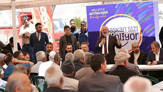 Başkan Çolakbayrakdar, 'Gece gündüz demeden Kocasinan'ın her mahallesindeyiz'