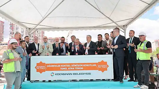 Başkan Çolakbayrakdar: 'Kentsel dönüşüme Kayseri usulü dokunuş: üç hizmet aynı anda hayata geçiyor'