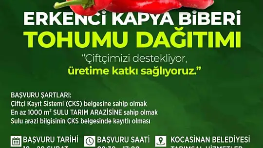 Başkan Çolakbayrakdar: 'Toprağımıza bereket, çiftçimize yeni kazanç kapısı açıyoruz'