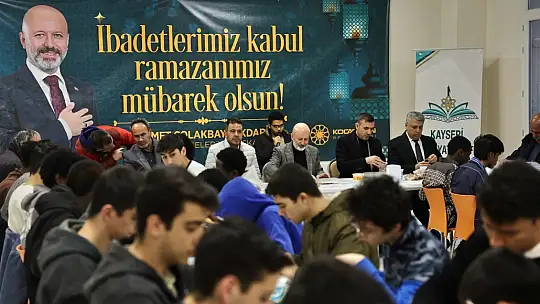 Başkan Çolakbayrakdar, 52 farklı ülkeden öğrencilerle iftar sofrasında buluştu