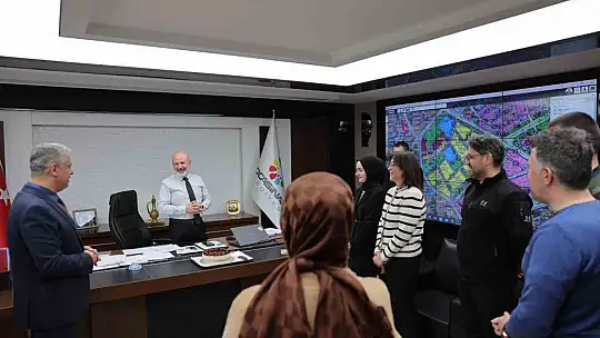 Başkan Çolakbayrakdar'a Mühendisler Günü Sürprizi
