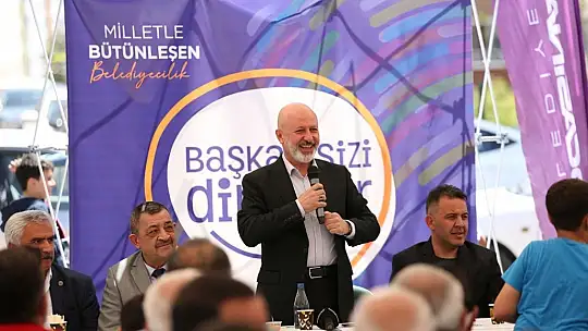 Başkan Çolakbayrakdar: Her zaman olduğu gibi vatandaşlarımızla iç içeyiz'