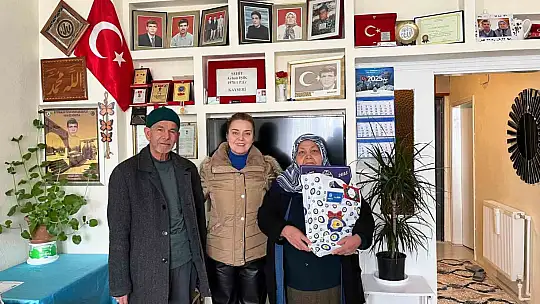 Başkan Metin'den şehit ailelerine jest