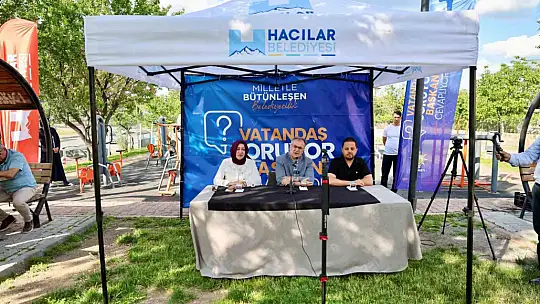 Başkan Özdoğan: 'Hacılar'ı ortak akılla yönetiyoruz'