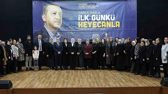 Başkan Özdoğan: 'Hanım kardeşlerimiz ile yol yürümeye devam edeceğiz'