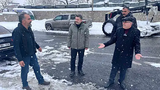 Başkan Özdoğan: 'Kar rahmettir, çalışmalarımız sürüyor'