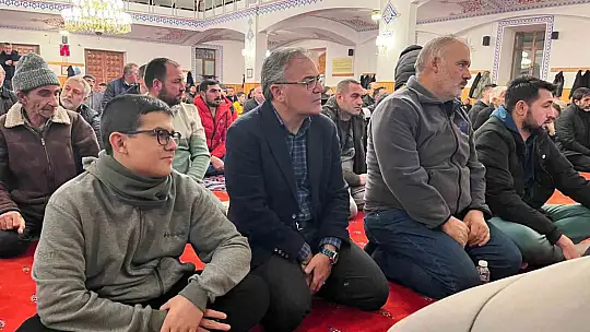 Başkan Özdoğan: 'Regaip Kandili'nin manevi atmosferini hep birlikte paylaştık'
