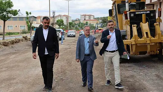 Başkan Özdoğan'dan Kayseri Caddesi'nde inceleme