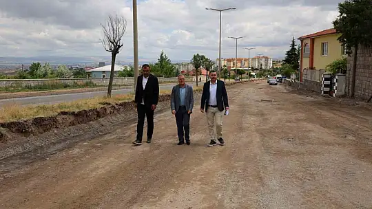 Başkan Özdoğan'dan Kayseri Caddesi'nde inceleme
