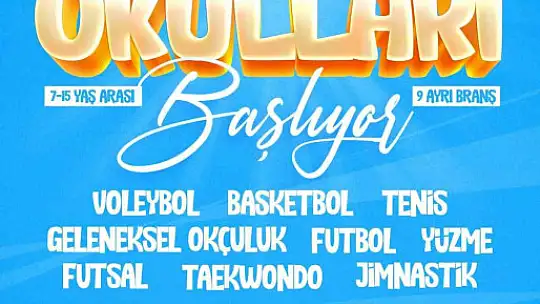 Başkan Özdoğan duyurdu: Hacılar'da yaz spor okulları başlıyor