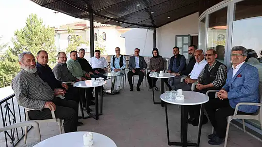Başkan Özdoğan Hacılar'ın nabzını yokluyor