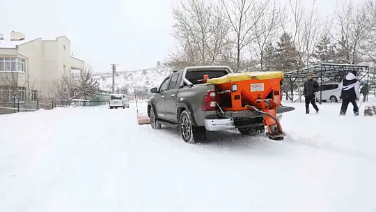 Başkan Palancıoğlu: 'Karla mücadelede yoğun çalışmalarımız kesintisiz devam ediyor'