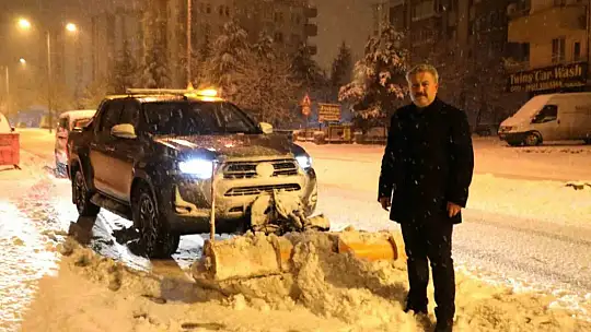 Başkan Palancıoğlu ekiplerle sahada