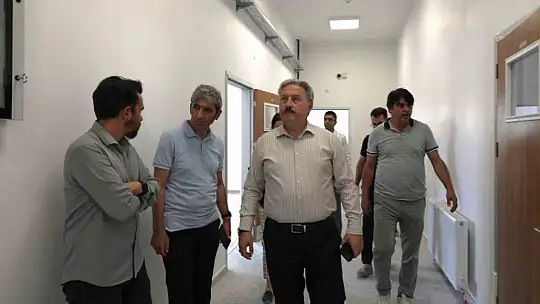 Başkan Palancıoğlu Kocatepe Sosyal Tesis ve Kur'an Kursu'nda inceleme yaptı