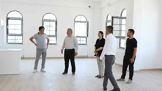 Başkan Palancıoğlu Kocatepe Sosyal Tesis ve Kur'an Kursu'nda inceleme yaptı