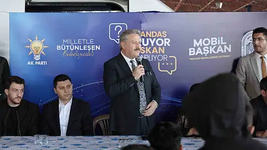 Başkan Palancıoğlu makamını Yıldırım Beyazıt Mahallesi'ne taşıdı