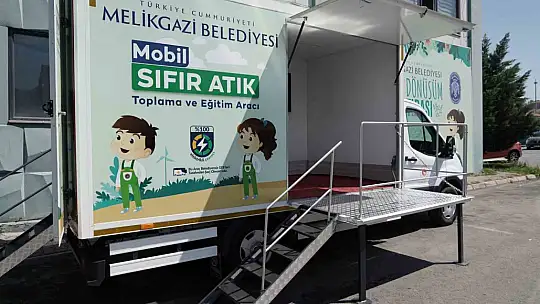Başkan Palancıoğlu'ndan Sıfır Atık Projesine Yeni Uygulama: mobil sıfır atık toplama ve eğitim aracı