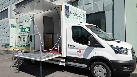 Başkan Palancıoğlu'ndan Sıfır Atık Projesine Yeni Uygulama: mobil sıfır atık toplama ve eğitim aracı