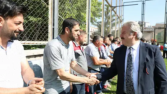 Başkan Palancıoğlu personel ile bayramlaştı