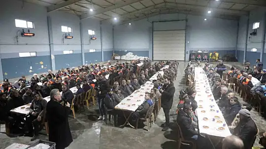 Başkan Palancıoğlu, saha çalışanları ile bir araya geldi