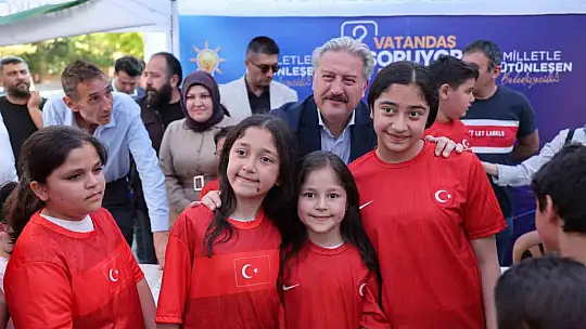 Başkan Palancıoğlu, Selimiye'de vatandaşla buluştu