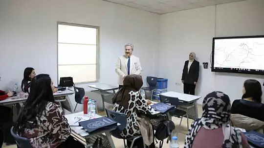 Başkan Palancıoğlu, sosyal tesislerde kursiyerlerle buluştu