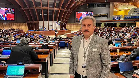 Başkan Palancıoğlu Strazburg'da Türkiye'nin sesi oluyor