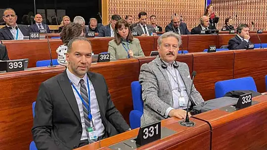 Başkan Palancıoğlu Strazburg'da Türkiye'nin sesi oluyor