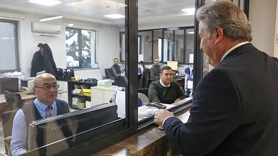 Başkan Palancıoğlu vergisini ödedi