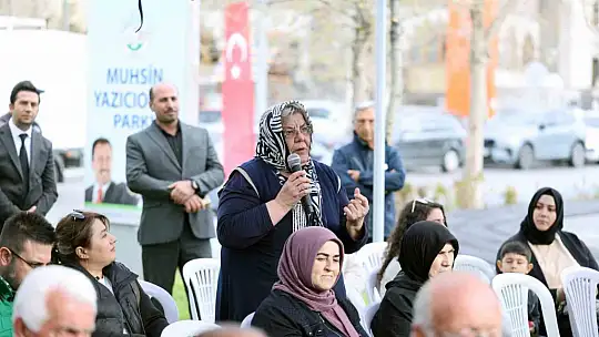 Başkan Yalçın, Bahçelievler'de vatandaşlarla buluştu