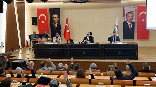 Başkan Yalçın'dan meclis üyelerine sunum