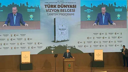 Başkan Yalçın Türk Dünyası Vizyon Belgesi Tanıtım Programı'nda