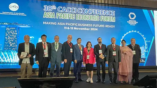 Başkanı Büyüksimitci Singapur'da Düzenlenen CACCI Konferansına Katıldı