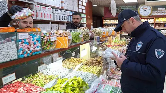 Bayram öncesi Melikgazi Zabıtası'ndan sıkı denetim