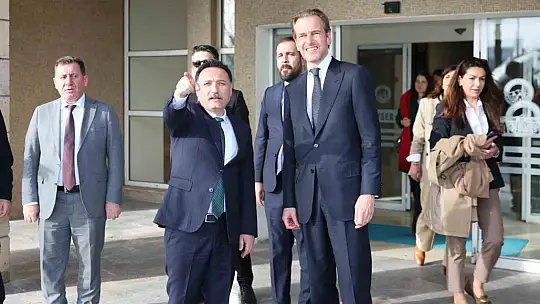 Belçika Ankara Büyükelçisi'nden Vali Çiçek'e ziyaret