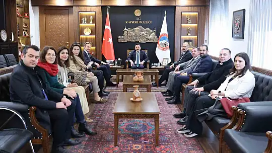 Belçika Ankara Büyükelçisi'nden Vali Çiçek'e ziyaret